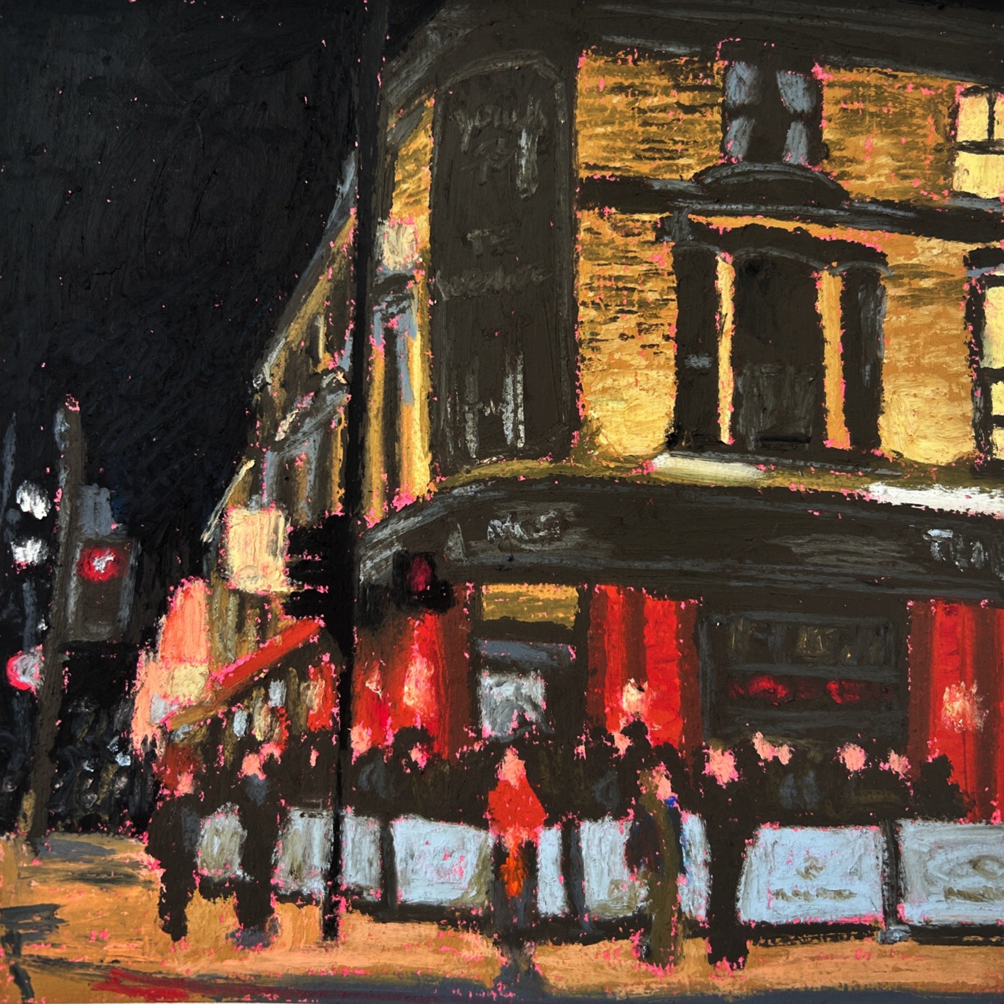 The Northcote at Night (Framed)