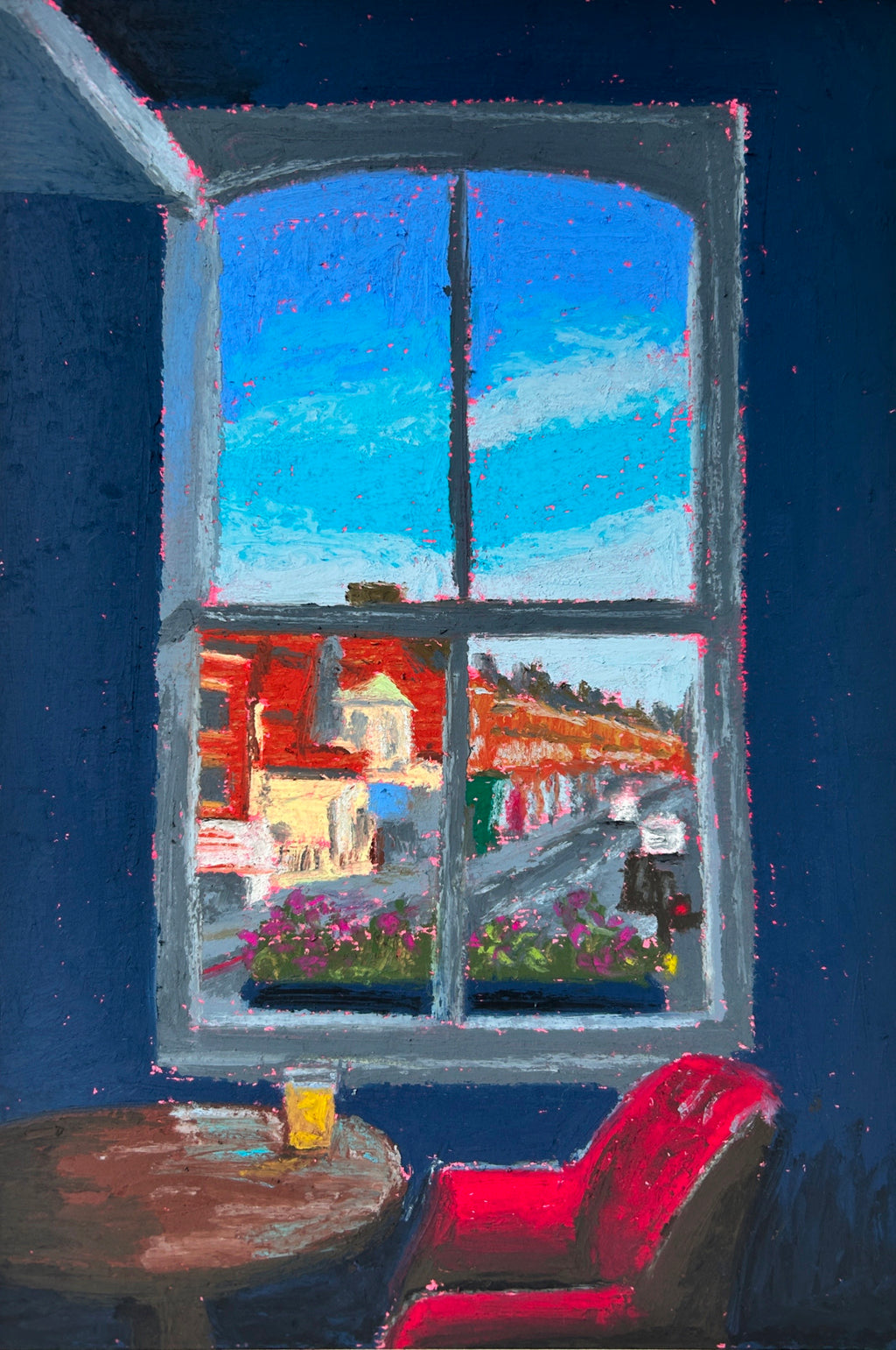 Battersea Rise from The Northcote (Framed)
