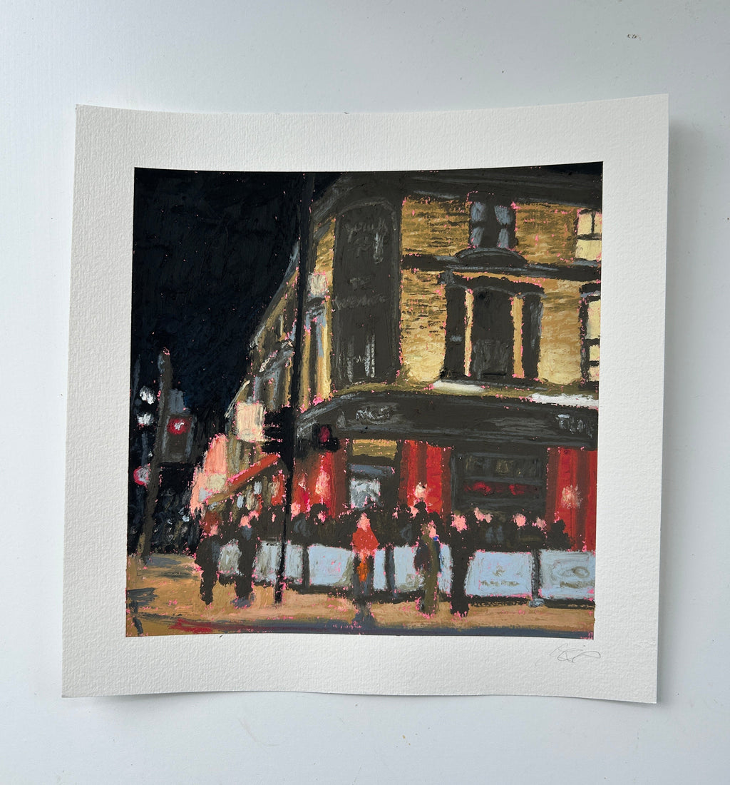 The Northcote at Night (Framed)