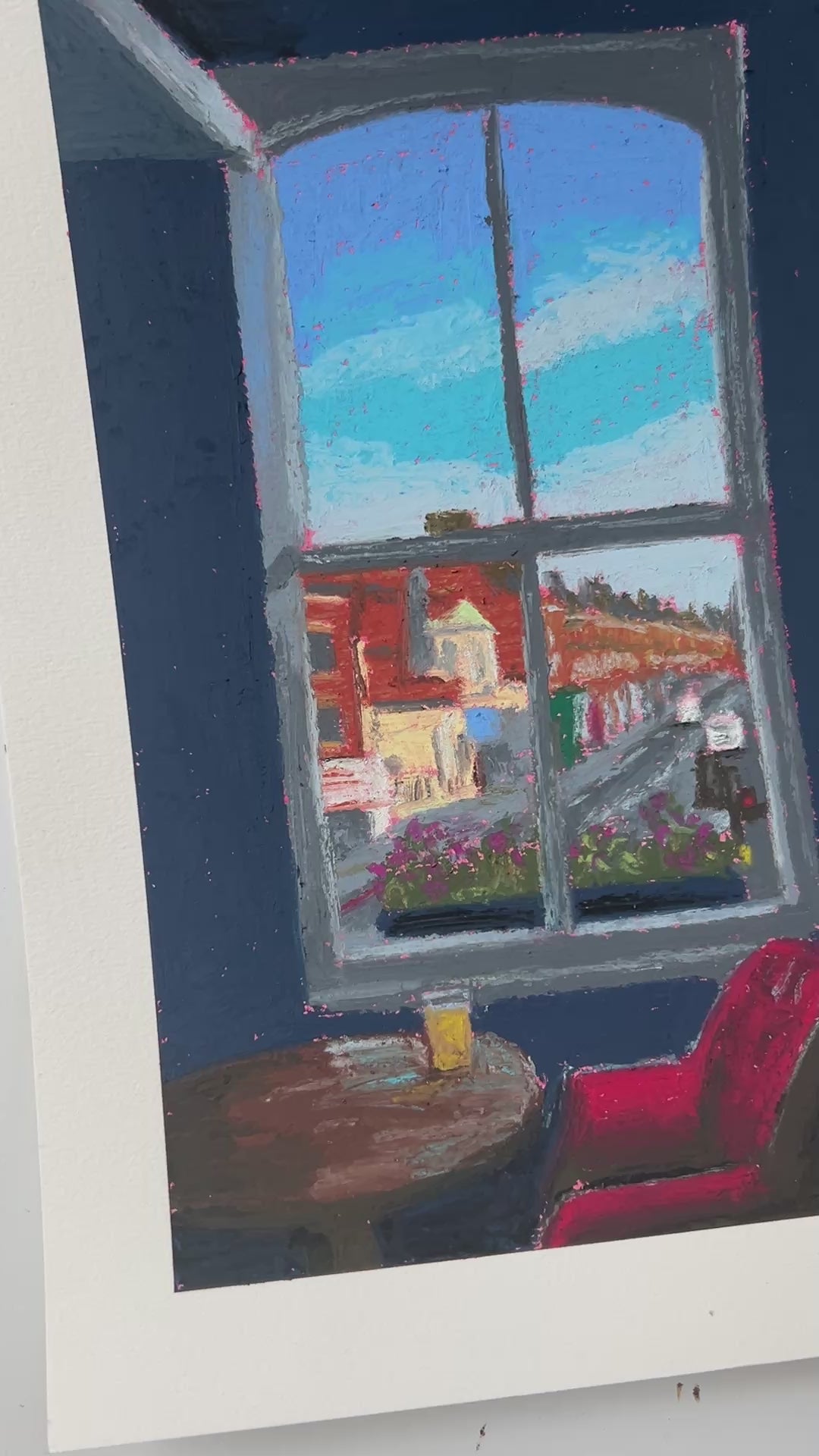 Battersea Rise from The Northcote (Framed)
